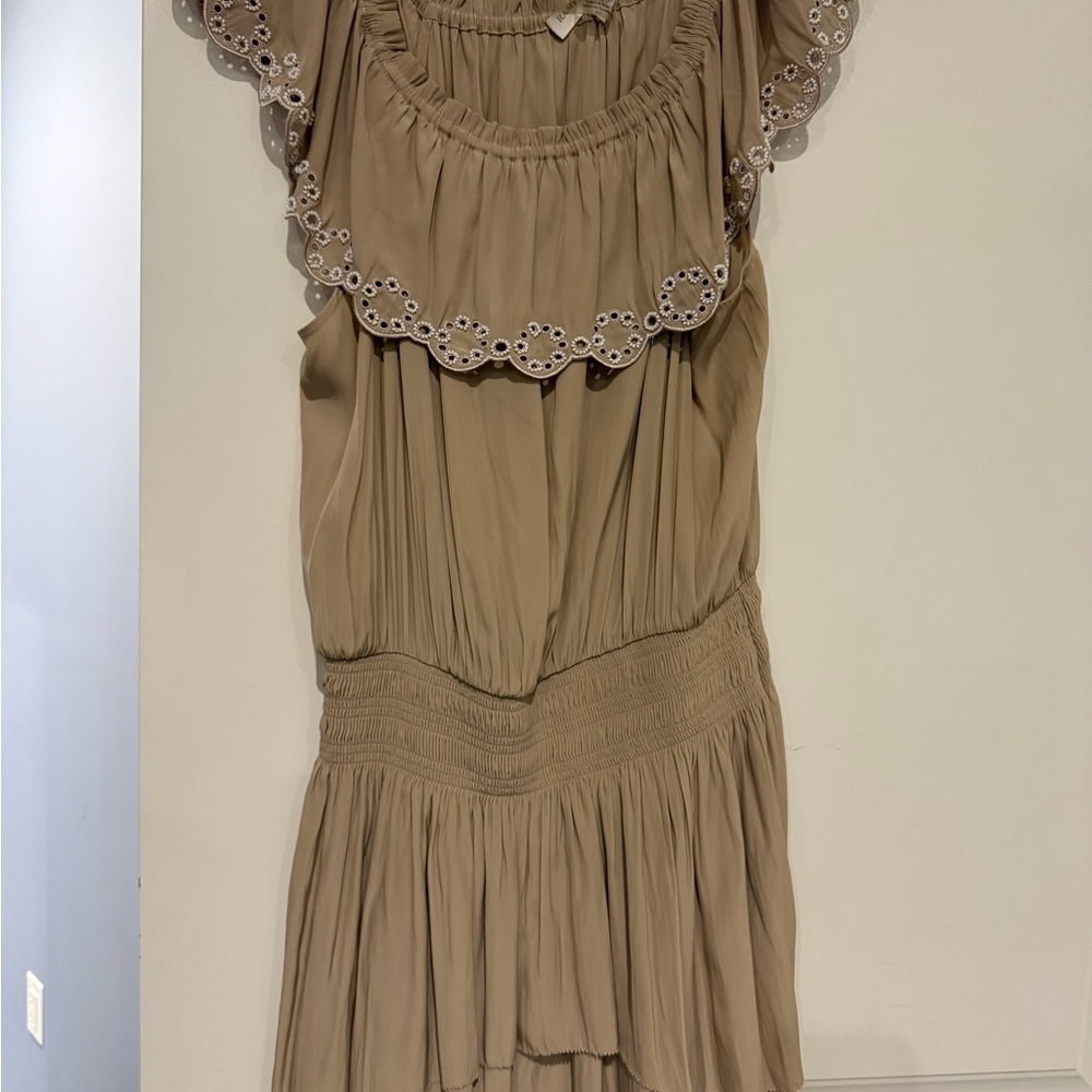 Ramy Brook Tan Mini Dress